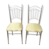 Pair of vintage metal chairs