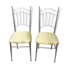 Pair of vintage metal chairs