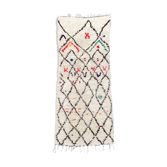 Beni Ouarain corridor carpet 105x280 cm