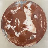 Ancien Plat creux artisanal pièce unique