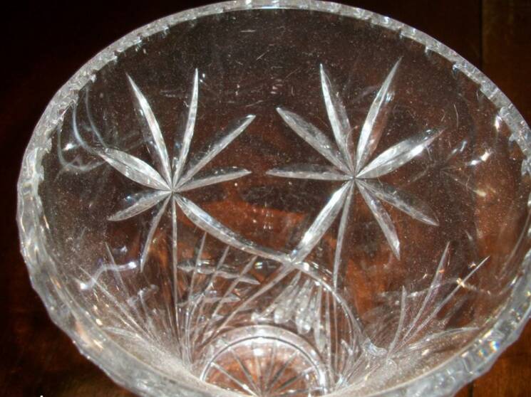 Vase cristal annees 70