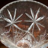 70s crystal vase