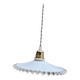 Opaline serrated lamp
