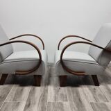 Armchairs by Jindřich Halabala, set of 2