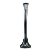 Art nouveau vase, pressed glass, Hortensja Glassworks, Poland, 1930s