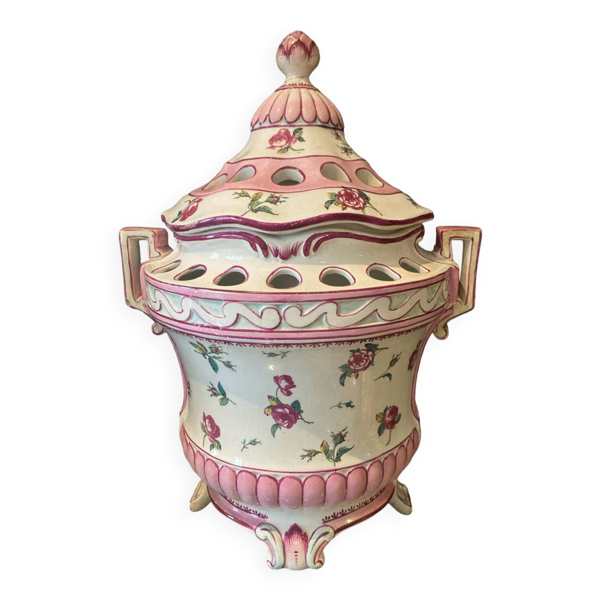 Ancient Gien flower girl