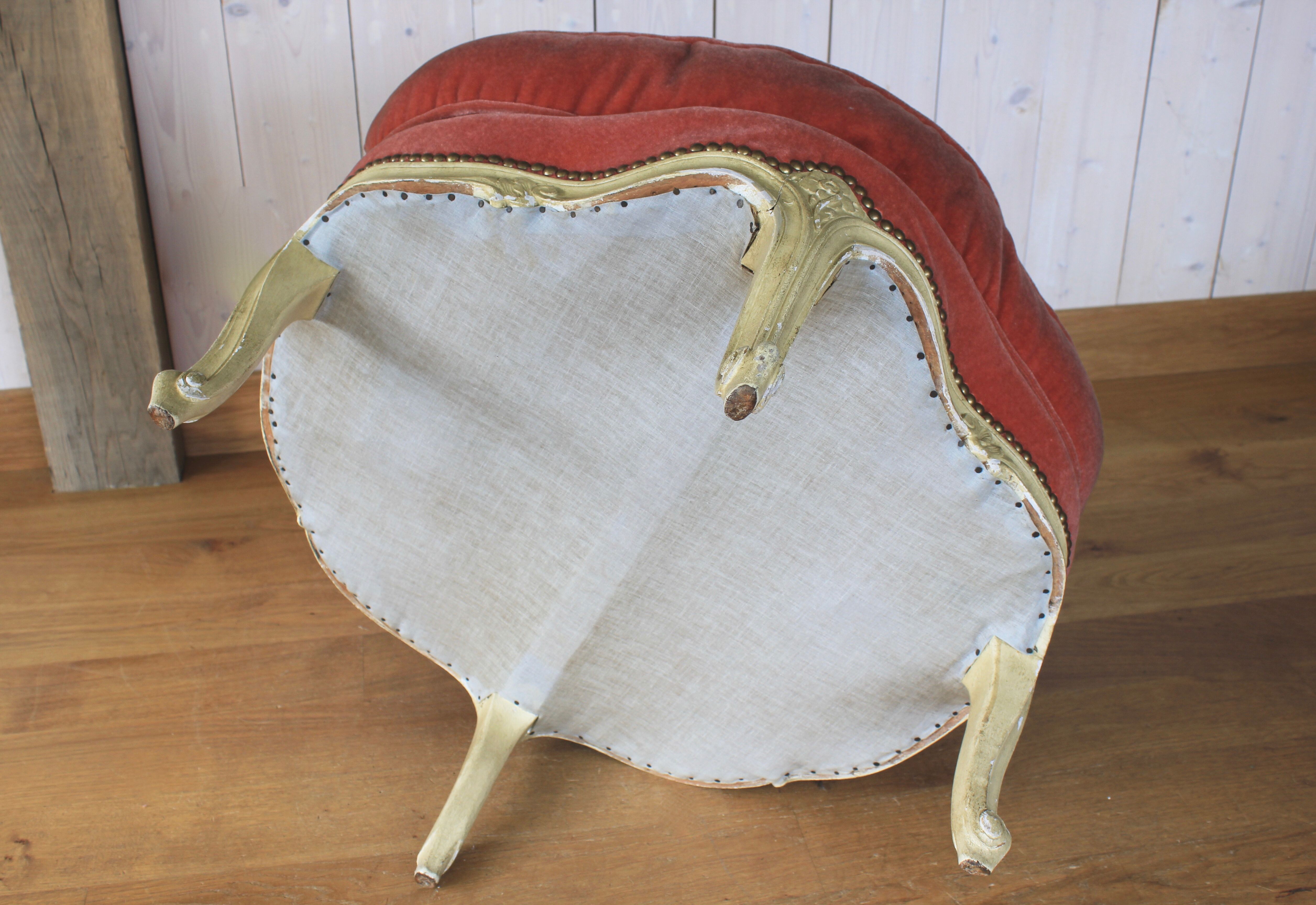 Bergère d'angle Louis XV