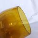 Blown bubble glass vase by Biot