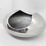Ashtray - vintage space age aluminum pocket emptier