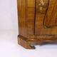 Antique display case/corner cabinet - Baroque style - walnut - glass door with bars - circa 1900