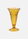 Vintage amber vase Verreries Scailmont