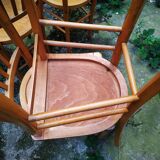 Series of four Luterma bistro chairs
