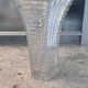 Art Deco white glass vase