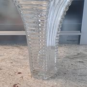 Art Deco white glass vase