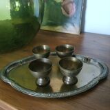 Silver metal top
