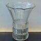 Art Deco Made in Czehoslovakia  Satin and Clear Glass - 22 cm tall