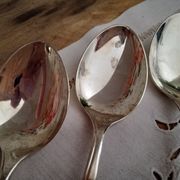 24-piece vintage silver-plated housewife 100 Bader Tafelbestecke Pforzheim