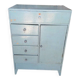 Trade furniture / Vintage celadon blue chest of drawers