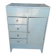 Trade furniture / Vintage celadon blue chest of drawers