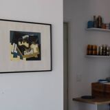 Framed poster 1991 "guitar and clarinet" Juan gris 1920