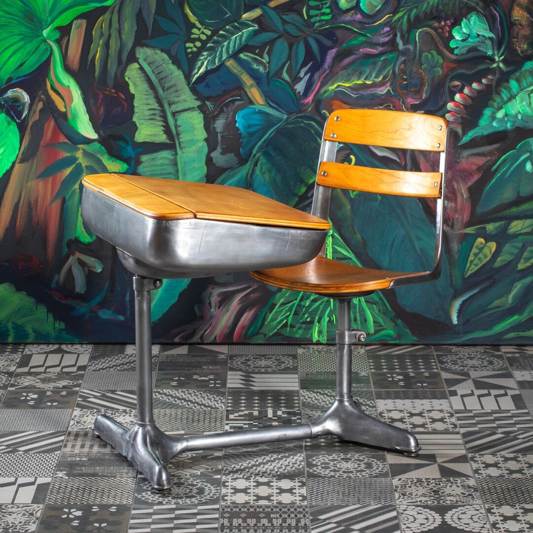 American Universal "Ten-Twenty" school desk, Seating Co.