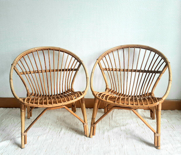 Rattan garden furniture 1960