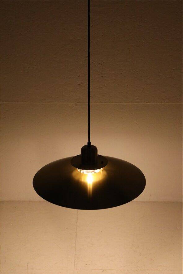 Belid pendant lamp / Danish modern design / brass / aluminum / 1980s