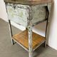 Commode en fer industriel gris, années 1950