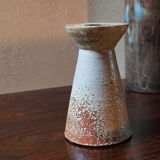 Brutalist diabolo vase by Joël Baudoin, 60s