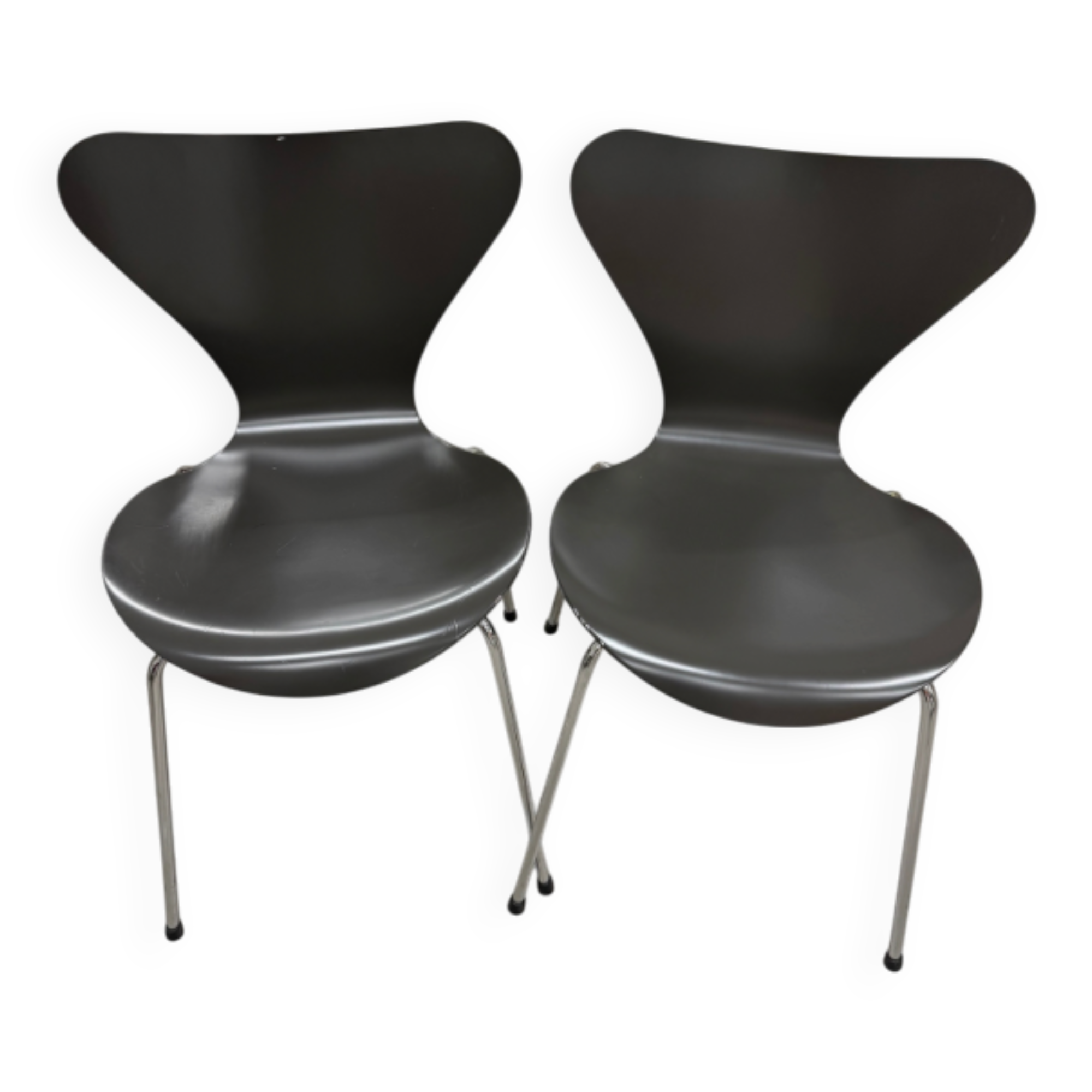 Series 7 Chairs by Arne Jacobsen for Fritz Hansen, black