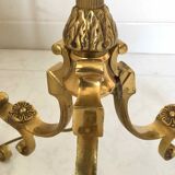 Brass floor lamp 60s