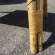 Bamboo and vintage ceramic dining table 60 years