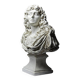Antique white plaster bust of Louis XIV after Gole & Le Brun