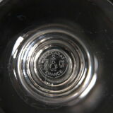 Suite of 6 Baccarat crystal flutes, model Sévigné, signed