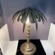 Palm tree lamp  bronze and brass
