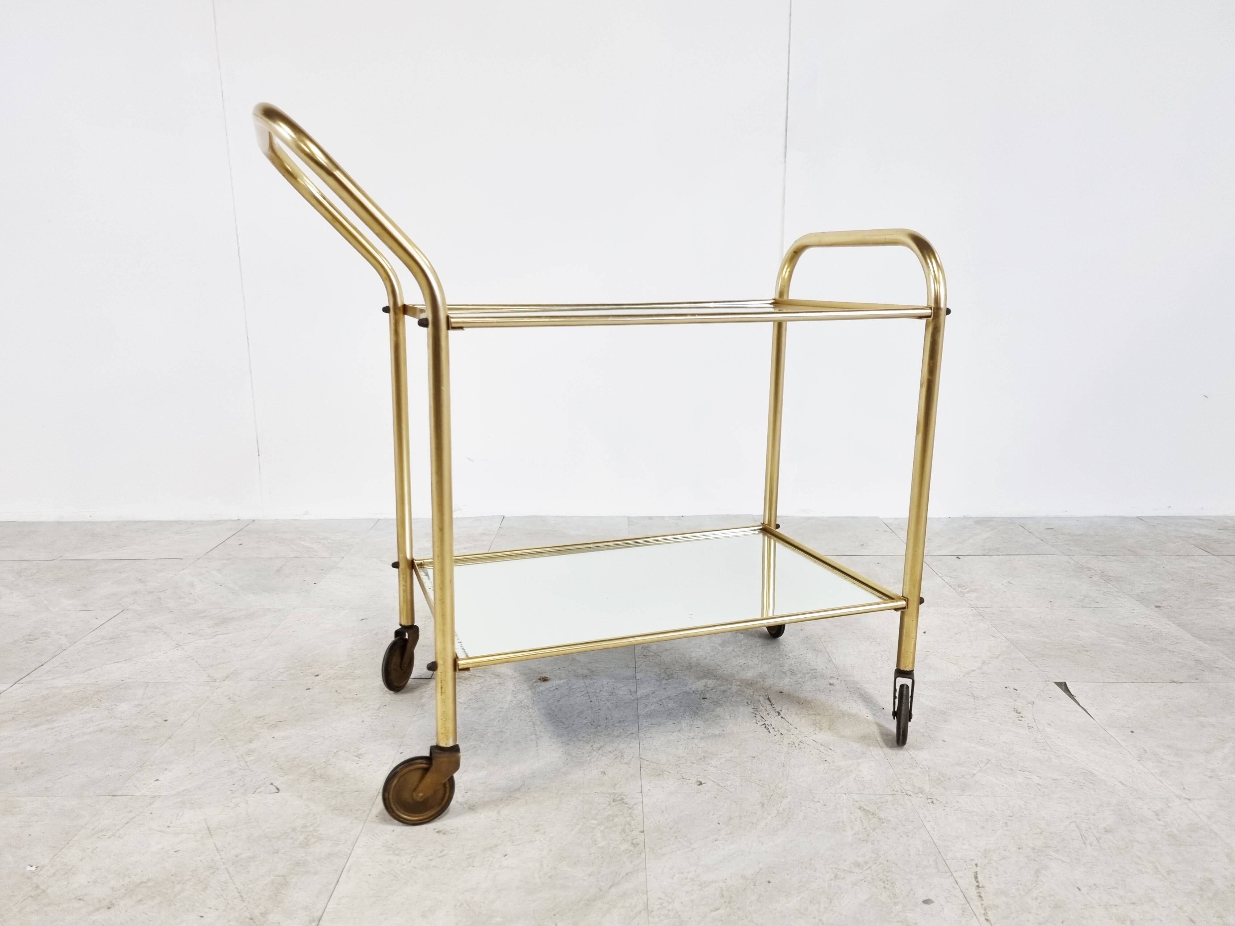 Brass drinks  trolley, 1960s
