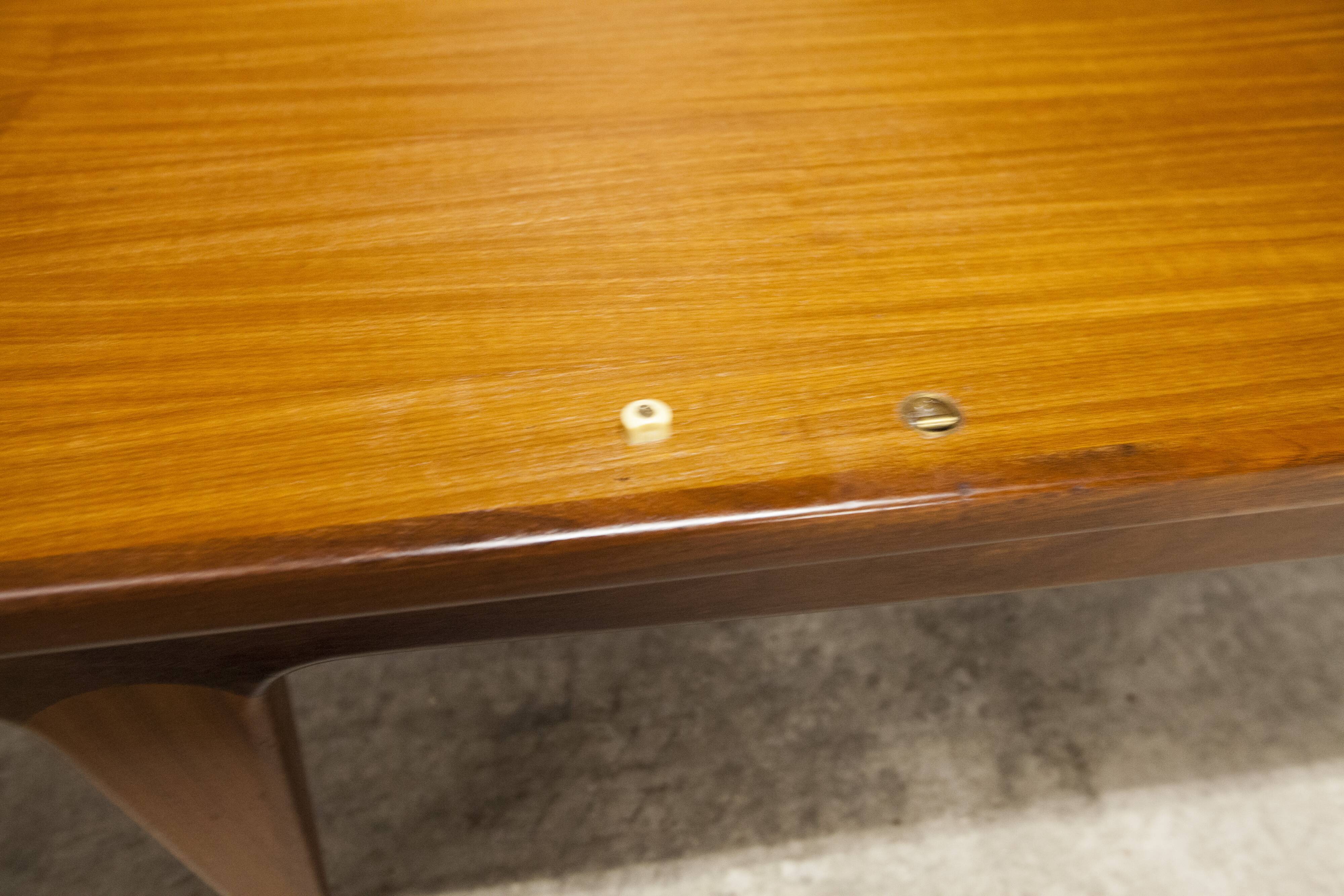 Scandinavian wardrobe 1960 teak 4 doors, 3 drawers, 2keys