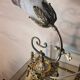bronze lamp napoleon style lll 4 kg 36x27 cm tulip type muller unsigned