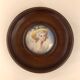 Miniature Napoleon III portrait of woman