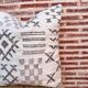 Handmade Berber wool cushion: Moroccan Kilim cushion (45x45cm)