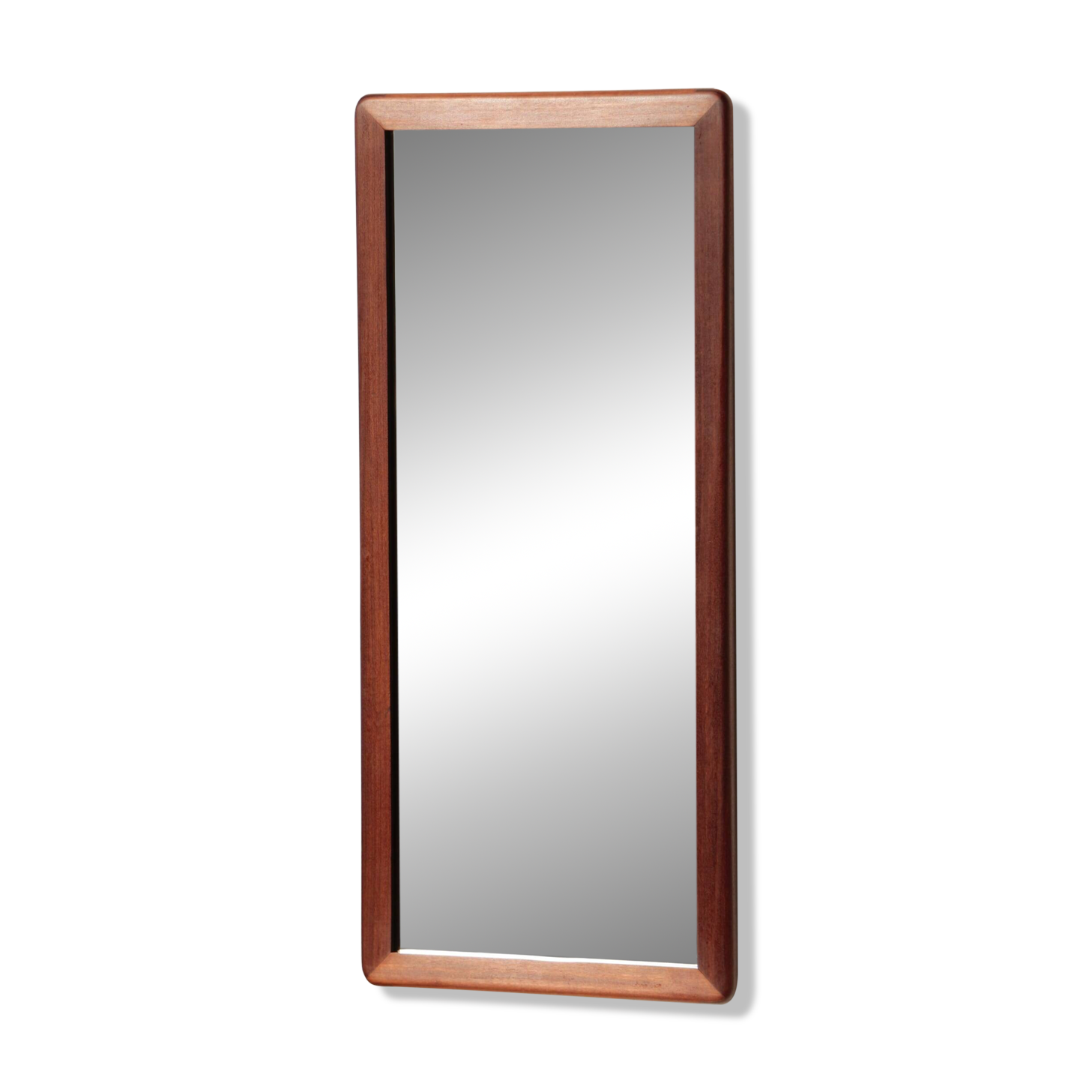 Miroir Rectangulaire en teck - Vintage - 04.01.24.02