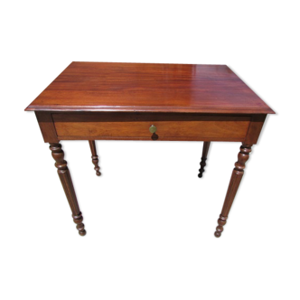 Solid mahogany writing table