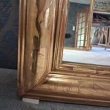 Louis Philippe mirror with pediment 141 x 80