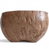 Wabi Sabi Organic Modern Coco de Mer Centerpiece, Hand-Carved, 19th C.