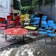 Lot de 38 chaises en formica