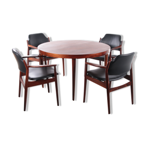 Table à manger avec - chaises 1960 chaises