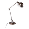 Metal desk lamp, Industrial style with two articulated arms by Jean-Louis Domecq for Jieldé.