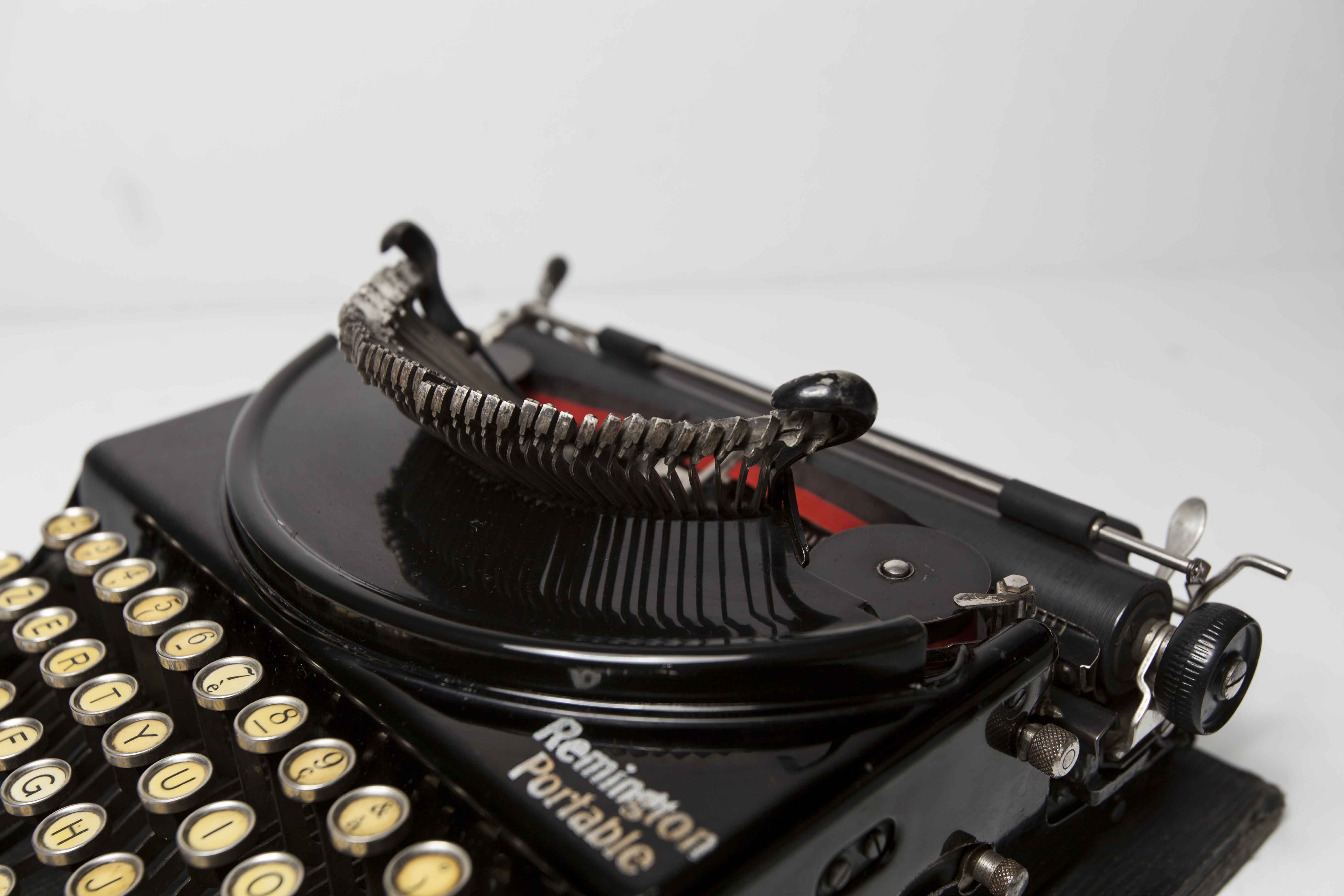 Revised Remington Portable Typewriter and New Ribbon