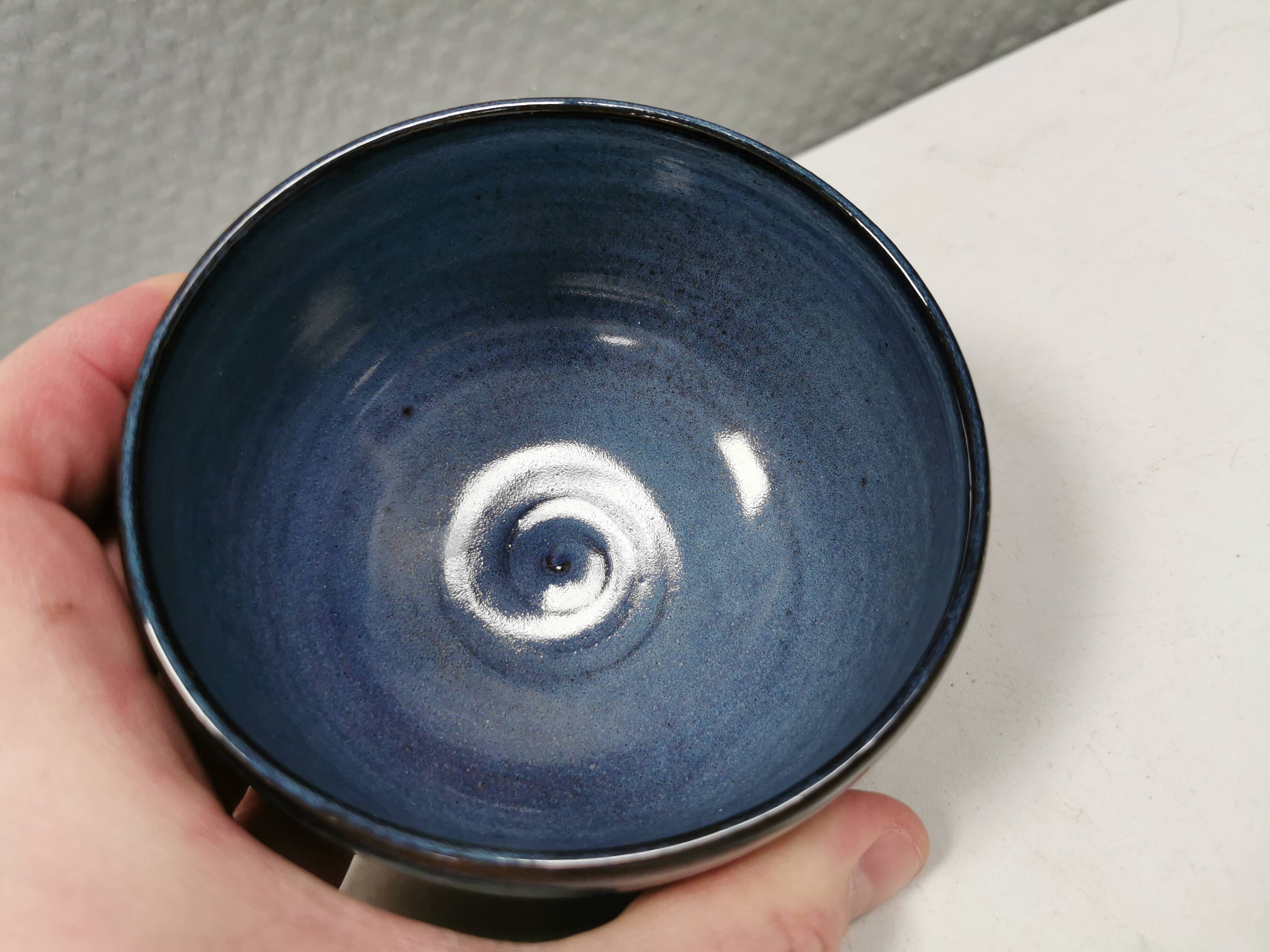 Small beautiful ceramic sugar bowl, from Hyllested Ceramics Denmark