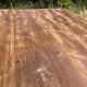 Early 20th century farmhouse table in fir and chestnut